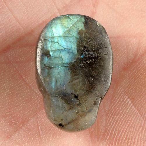 Labradorit- CABOCHON- lebka — foto 2