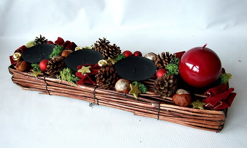Adventní štola v bordó - rezervace — foto 2