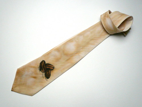 Pánská kravata - "Kávová" — foto 2