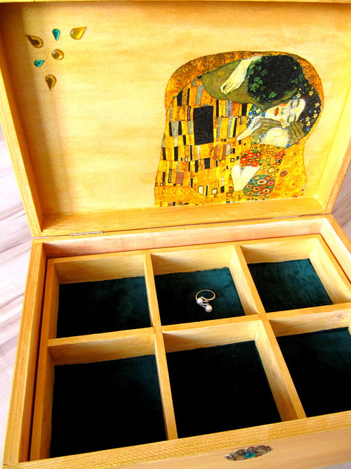 Šperkovnice - Gustav Klimt "The Kiss" — foto 2