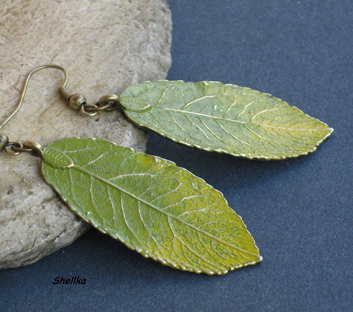 Náušnice ,,LEAFS,, — foto 2