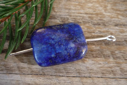 Větší vrtaný lapis lazuli č. L7344 — foto 2