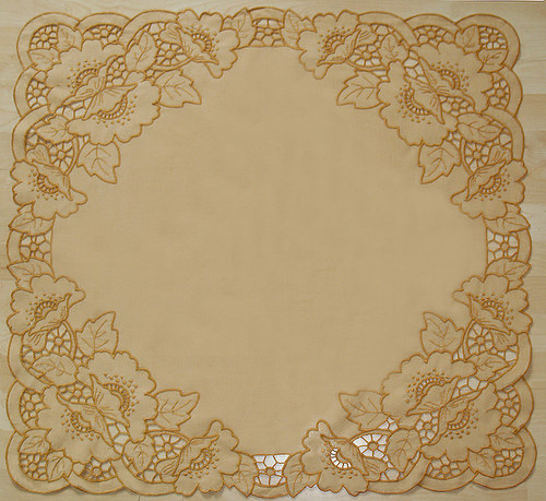 Dečka Rischelieu 90x90cm - motiv máky — foto 2