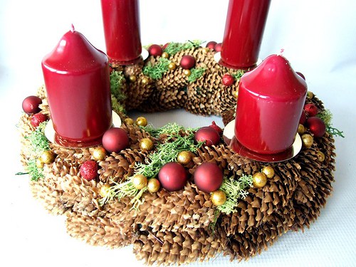 Koulovaná - adventní věnec — foto 2