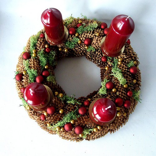 Koulovaná - adventní věnec — foto 3