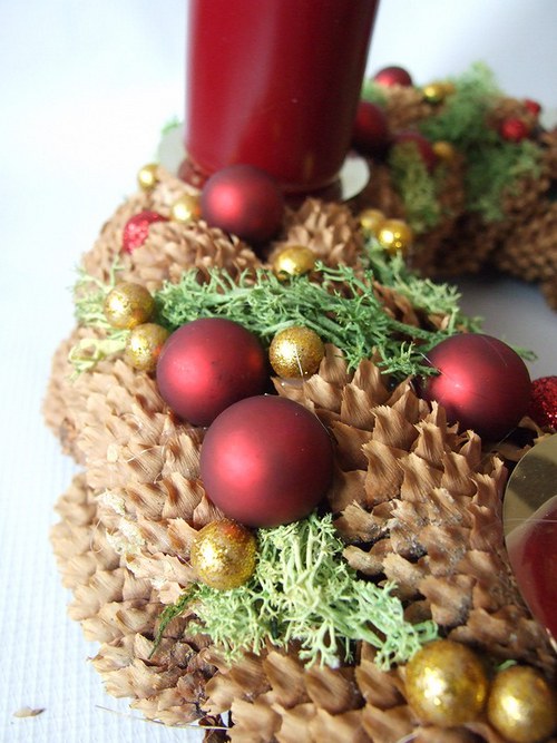 Koulovaná - adventní věnec — foto 4