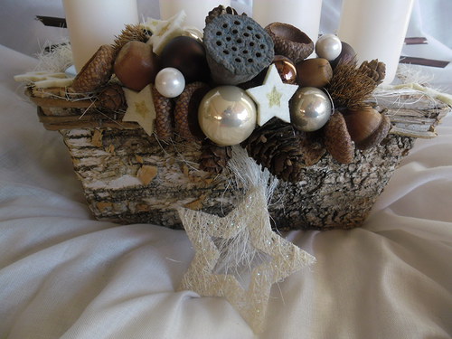 Adventní březový truhlík — foto 3
