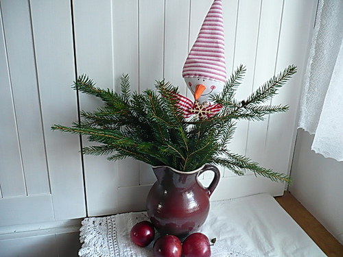 Vánoční zápich sněhulák — foto 2