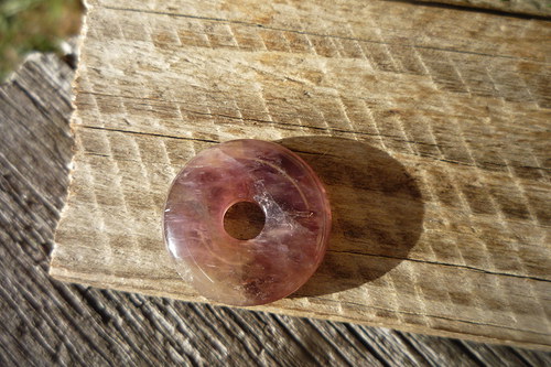 Donut 2 cm, ametyst č. L7405 — foto 2