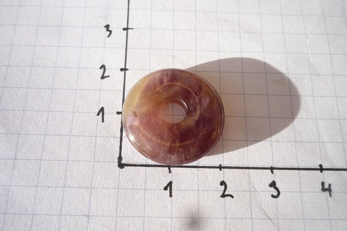 Donut 2 cm, ametyst č. L7405 — foto 3