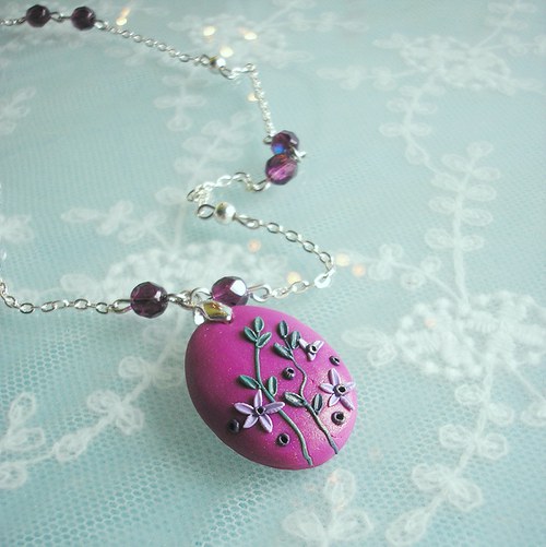 Medailon Flower Button - Myrtillus — foto 6