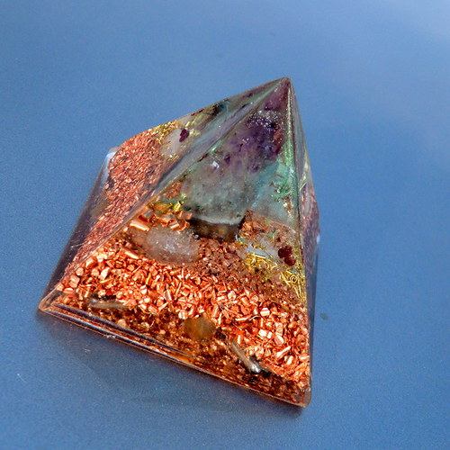 Orgonit 3 - Pyramida 5x4,5 - Ametystový hrot — foto 2