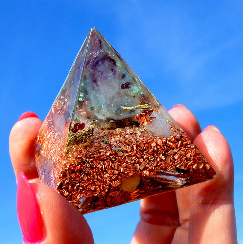 Orgonit 3 - Pyramida 5x4,5 - Ametystový hrot — foto 6