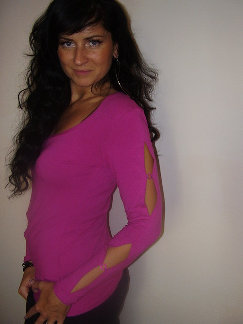 Růžová halenka — foto 2