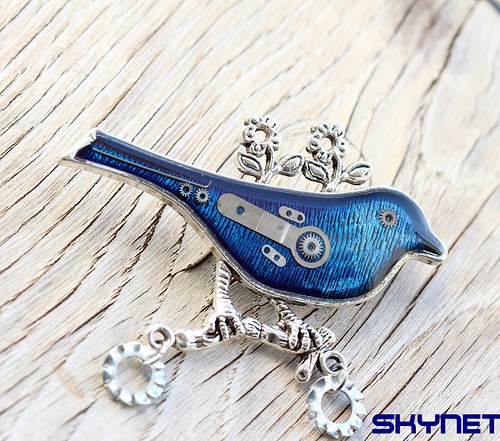 Ptáček modráček - brož — foto 2