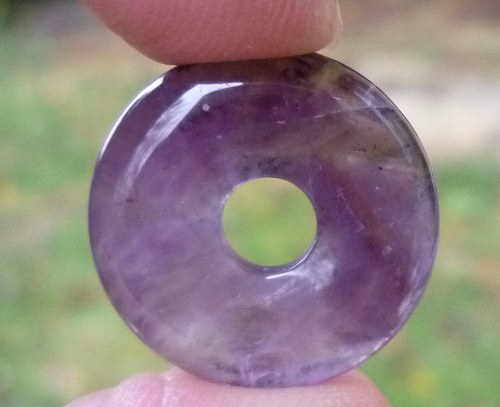 Donut 2 cm, ametyst č. L7477 — foto 3