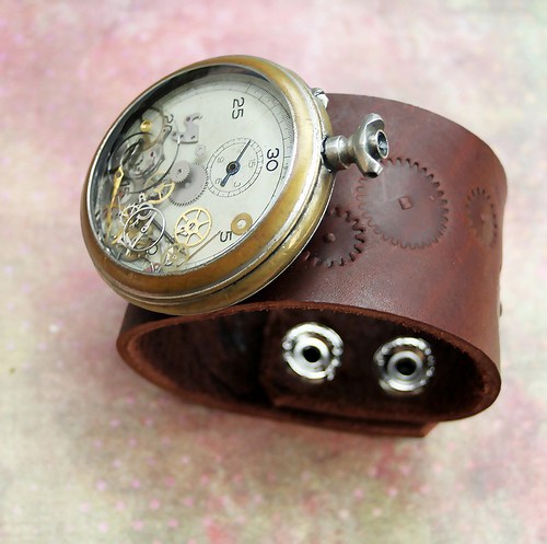Steampunkový náramek VINTAGE — foto 3