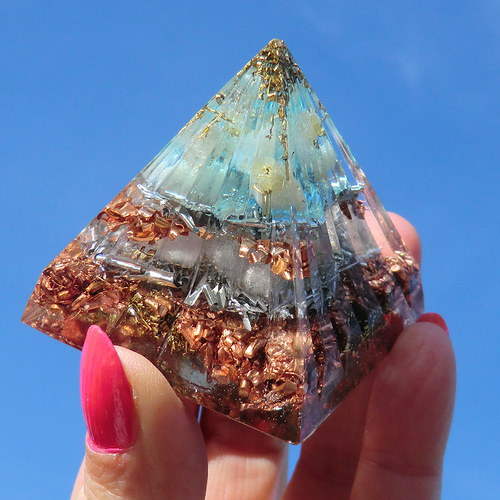 Orgonit* (4)Velká pyramida/Broušená *Meditační* — foto 4