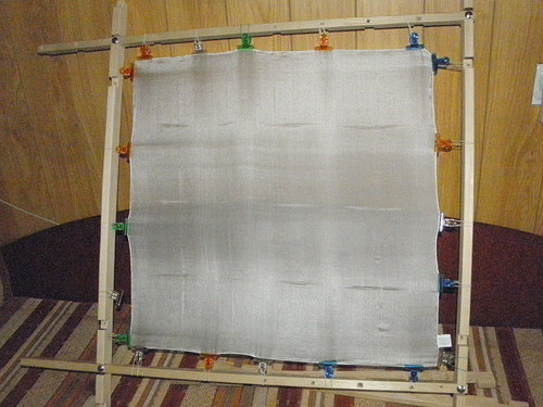 Napínací rám na hedvábí — foto 2