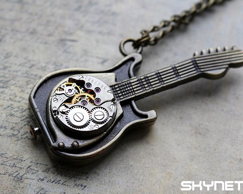 Steampunková kytara — foto 2