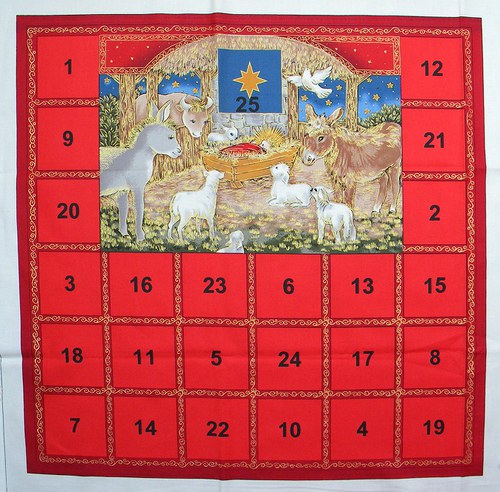 Panel látky - adventný kalendár — foto 2