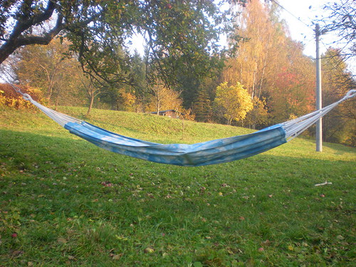 Na obláčku - hamaka modro-bílá — foto 2