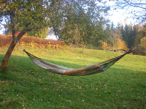 Hamaka hnědo zelená — foto 2