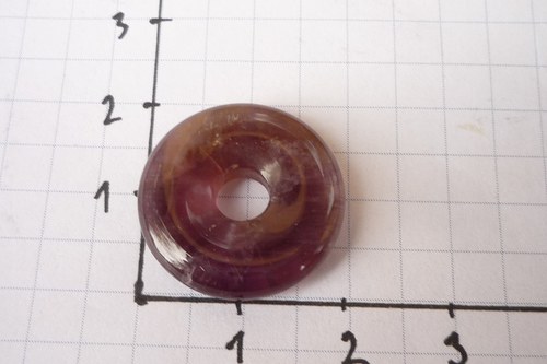 Donut 2 cm, ametyst č. L7508 — foto 3