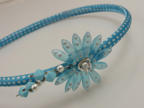 Náušničky : blue flower — foto 3
