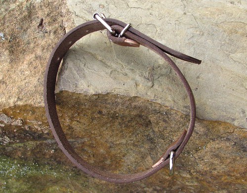 Kožený obojek 2 cm — foto 2