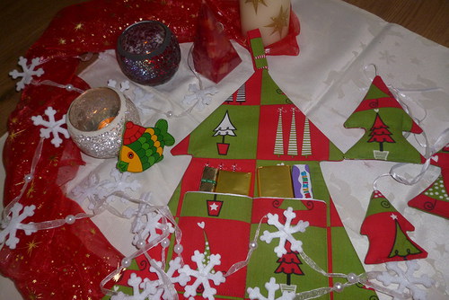 Adventní kalendář-kapsář, 3-dílný — foto 3