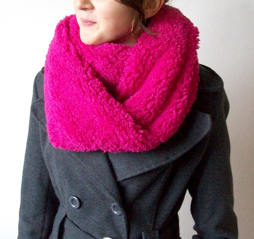 Nákrčník fleece růžový — foto 2