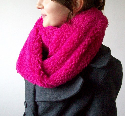 Nákrčník fleece růžový — foto 3