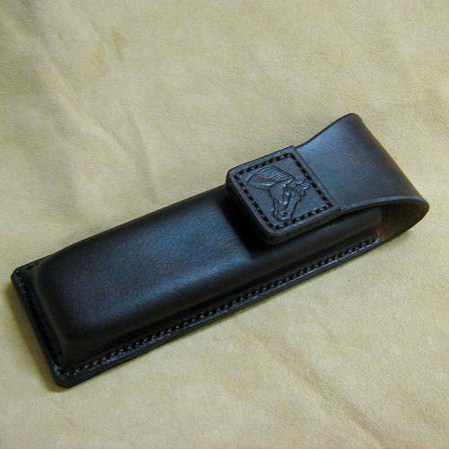 Penál koňský - dark brown — foto 4