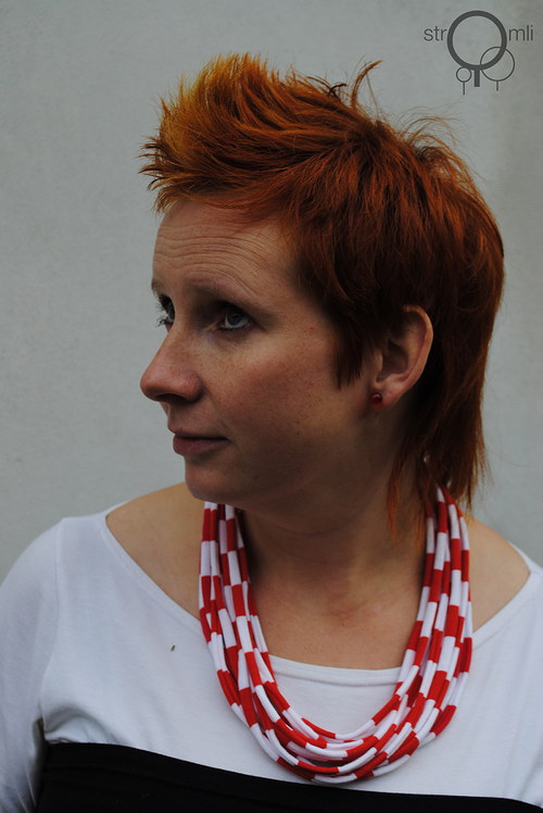 Náhrdelník námořnický červený — foto 2