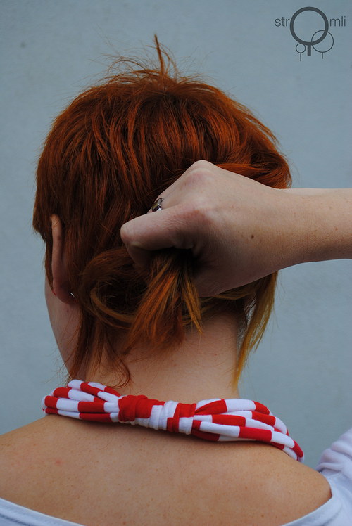 Náhrdelník námořnický červený — foto 3