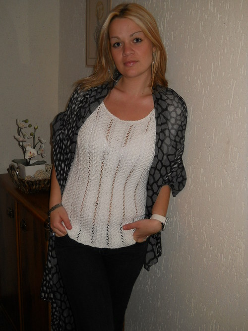 Dámská halenka-pletená — foto 2