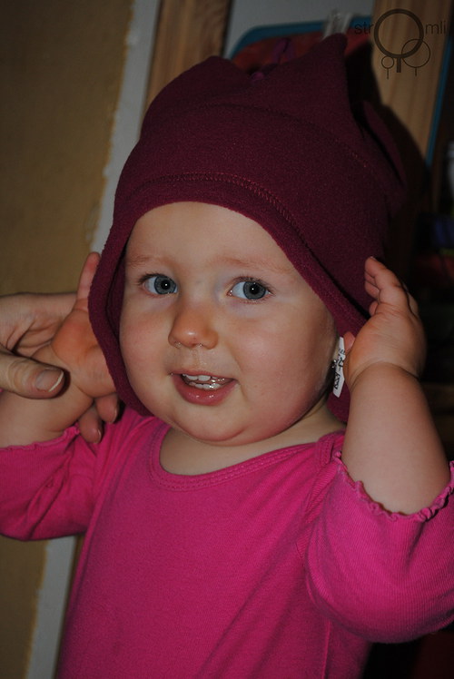 Dětská čepice lila1,5 do 2,5 let — foto 2