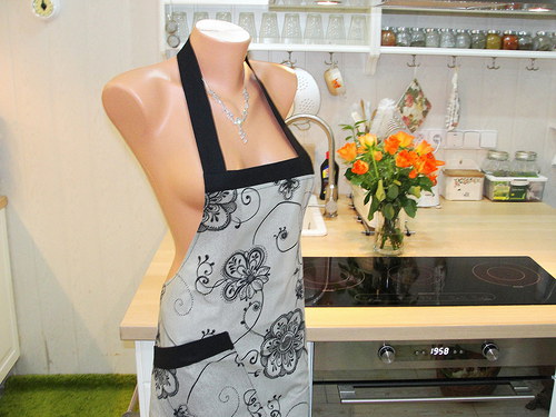 Mini dámská zástěra - flora — foto 3