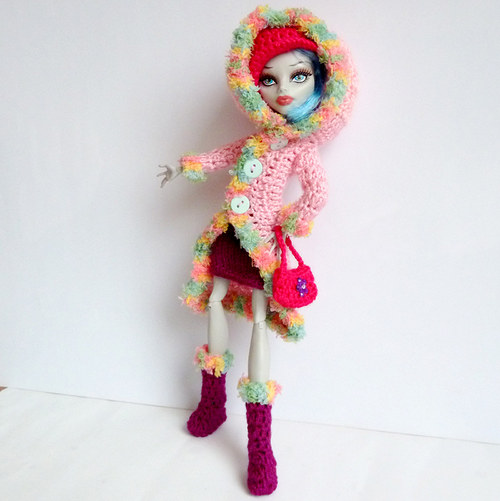 Růžový komplet pro MONSTER HIGH — foto 6