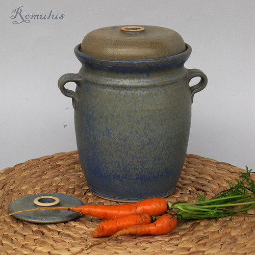 Kvašák kameninový modrý 1,5l — foto 2