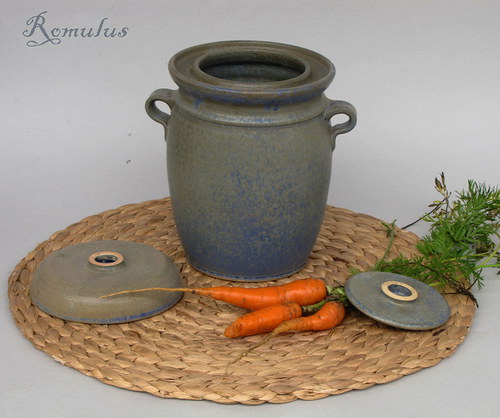 Kvašák kameninový modrý 1,5l — foto 3