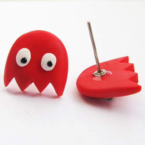 Pacman náušnice — foto 2