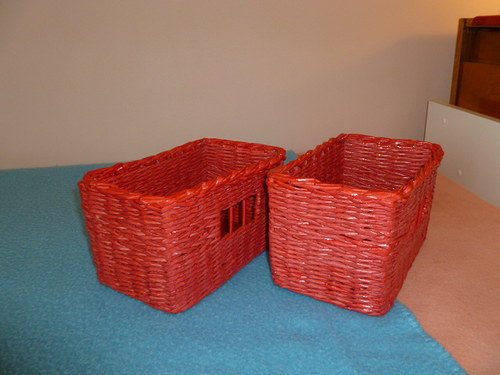 Košíky 2 ks červené — foto 5