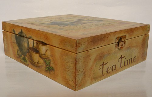 Tea Time - krabica na čajové sáčky, — foto 4
