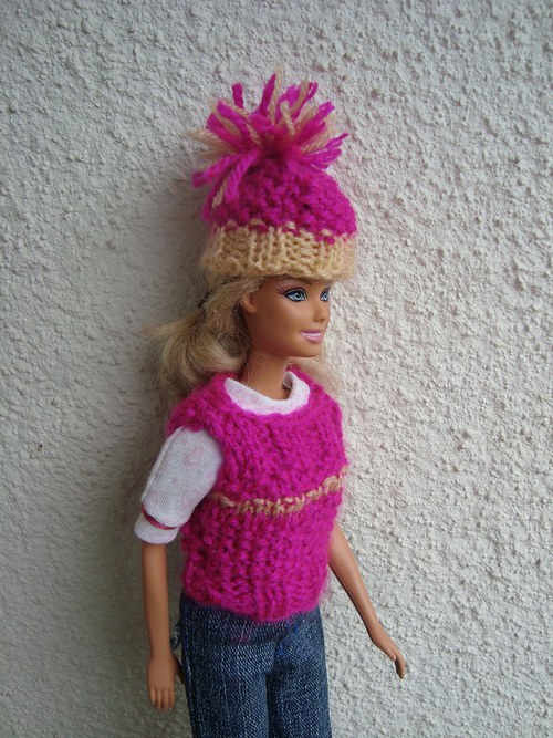 Růžový komplet pro Barbie — foto 3