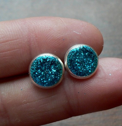Blue sparkles - 9 mm — foto 2