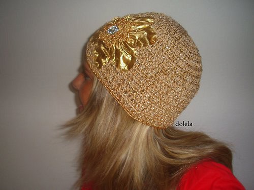 Háčkovaná čepice ECHT GOLD — foto 2