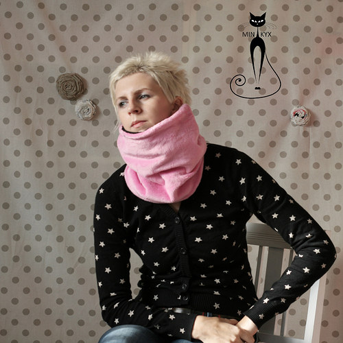 NÁKRČNÍ-KYX pink leopard/black elegant — foto 3