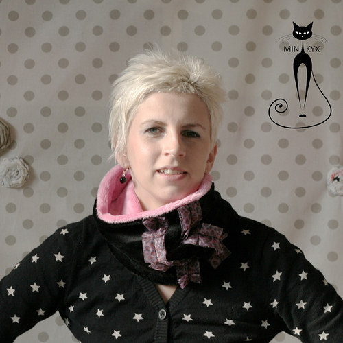 NÁKRČNÍ-KYX pink leopard/black elegant — foto 4